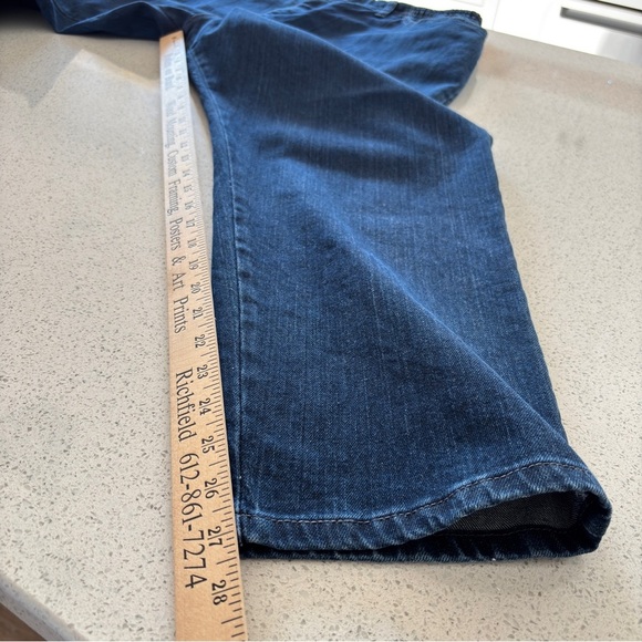 Lee Jeans Womens 18W Petite High Rise Comfort Elastic Waist Tapered Leg Stretch - Picture 12 of 14